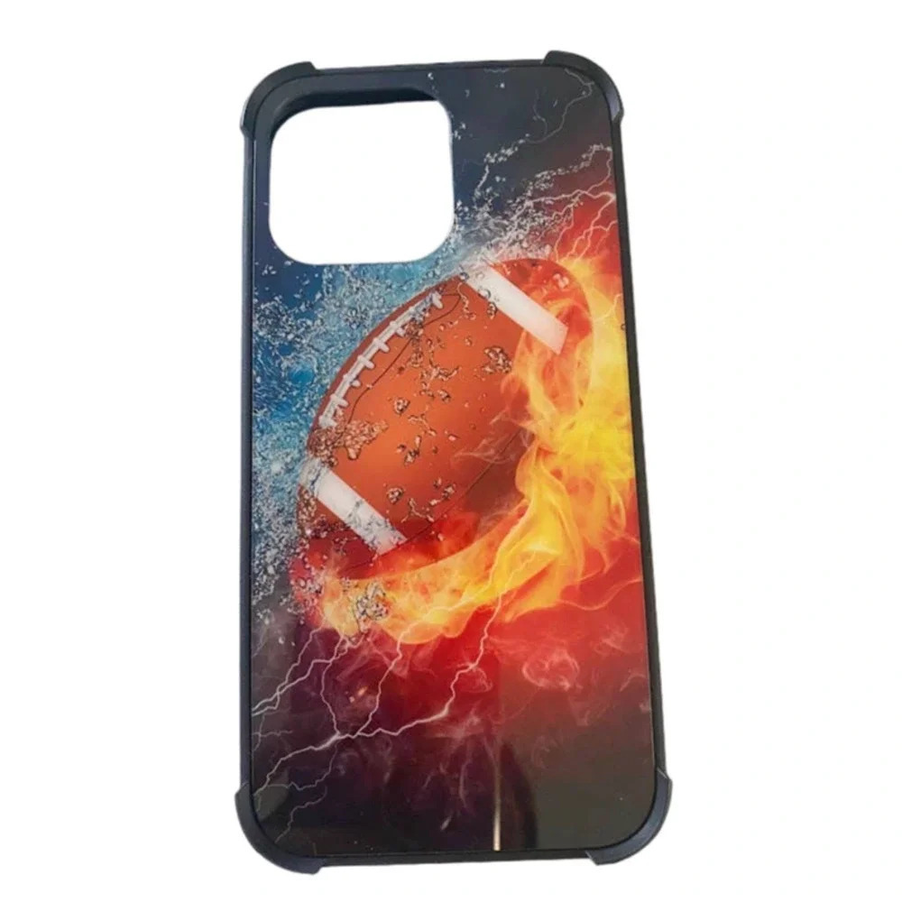 New Compatible w/ iPhone 14 Pro Max Case 6.7 Football Graphic Phone Case Cover